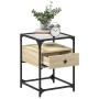 Mesitas noche 2 uds madera ingeniería roble Sonoma 40x40x55 cm de , Mesitas de noche - Ref: Foro24-846077, Precio: 80,99 €, D...
