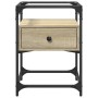 Mesitas noche 2 uds madera ingeniería roble Sonoma 40x40x55 cm de , Mesitas de noche - Ref: Foro24-846077, Precio: 80,99 €, D...