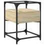 Mesitas noche 2 uds madera ingeniería roble Sonoma 40x40x55 cm de , Mesitas de noche - Ref: Foro24-846077, Precio: 80,99 €, D...