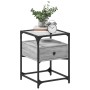Mesita de noche madera de ingeniería gris Sonoma 40x40x55 cm de , Mesitas de noche - Ref: Foro24-846080, Precio: 60,55 €, Des...