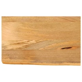 Solid mango wood natural edge table top 50x40x2.5 cm by , Table tops - Ref: Foro24-370439, Price: 35,31 €, Discount: %