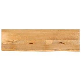 Solid mango wood natural edge table top 110x40x2.5 cm by , Table tops - Ref: Foro24-370445, Price: 60,90 €, Discount: %