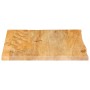 Tablero de mesa borde natural madera maciza mango 80x80x2,5 cm de , Tableros para mesas - Ref: Foro24-370458, Precio: 86,18 €...