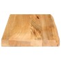 Tablero de mesa borde natural madera maciza mango 60x20x3,8 cm de , Tableros para mesas - Ref: Foro24-370464, Precio: 25,60 €...
