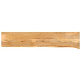 Tablero de mesa borde natural madera maciza mango 160x20x3,8 cm de , Tableros para mesas - Ref: Foro24-370472, Precio: 63,84 ...