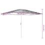 Sombrilla de jardín con poste de acero marrón 300x200x250 cm de , Sombrillas - Ref: Foro24-4005093, Precio: 131,24 €, Descuen...
