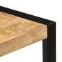 Mesa de comedor madera maciza de mango rugoso 120x55x76 cm de , Mesas de cocina y de comedor - Ref: Foro24-4005811, Precio: 1...