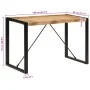 Solid rough mango wood dining table 120x55x76 cm by , Kitchen and dining tables - Ref: Foro24-4005811, Price: 130,53 €, Disco...