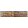 Solid recycled wood and steel bench 160 cm by , Benches for halls and storage - Ref: Foro24-4006412, Price: 134,69 €, Discoun...