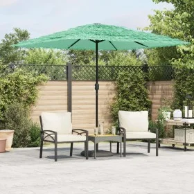 Sombrilla de jardín con poste de acero verde 248x248x248 cm de , Sombrillas - Ref: Foro24-4005091, Precio: 109,05 €, Descuent...