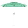 Sombrilla de jardín con poste de acero verde 248x248x248 cm de , Sombrillas - Ref: Foro24-4005091, Precio: 98,75 €, Descuento: %