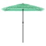 Sombrilla de jardín con poste de acero verde 248x248x248 cm de , Sombrillas - Ref: Foro24-4005091, Precio: 98,75 €, Descuento: %