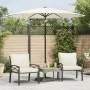 Sombrilla de jardín con poste de acero blanca 223x223x213 cm de , Sombrillas - Ref: Foro24-4005100, Precio: 76,90 €, Descuent...