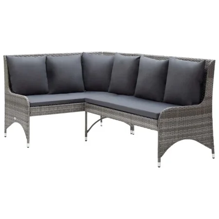 Garten-Ecksofas 2 Stück graues PE-Rattan von vidaXL, Outdoor-Sofas - Ref: Foro24-310223, Preis: 339,55 €, Rabatt: %