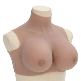 Silicone breast, H cup, dark brown. by , Bust enhancers - Ref: Foro24-4012223, Price: 92,75 €, Discount: %