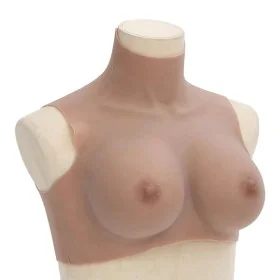Silicone chest, cup size E, dark-skinned. by , Bust enhancers - Ref: Foro24-4012221, Price: 70,70 €, Discount: %