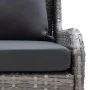 Garten-Ecksofas 2 Stück graues PE-Rattan von vidaXL, Outdoor-Sofas - Ref: Foro24-310223, Preis: 339,55 €, Rabatt: %