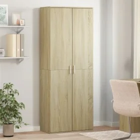 Hoher Schrank aus Sonoma-Eichen-Ingenieurholz 70x35x180 cm. von , Schließfächer und Lagerschränke - Ref: Foro24-3276660, Prei...
