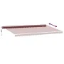Toldo retráctil automático burdeos 600x350 cm de , Toldos - Ref: Foro24-3214996, Precio: 815,58 €, Descuento: %