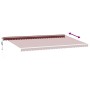 Toldo retráctil automático burdeos 600x350 cm de , Toldos - Ref: Foro24-3214996, Precio: 773,13 €, Descuento: %