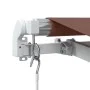 Toldo retráctil manual marrón 450x350 cm de , Toldos - Ref: Foro24-3215391, Precio: 379,24 €, Descuento: %