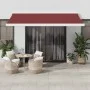 Toldo retráctil automático burdeos 450x300 cm de , Toldos - Ref: Foro24-3215326, Precio: 757,77 €, Descuento: %