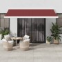 Toldo retráctil automático burdeos 450x300 cm de , Toldos - Ref: Foro24-3215326, Precio: 814,77 €, Descuento: %