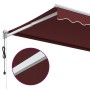 Toldo retráctil automático burdeos 450x300 cm de , Toldos - Ref: Foro24-3215326, Precio: 814,77 €, Descuento: %