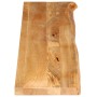 Tablero de mesa borde natural madera maciza mango 160x20x2,5 cm de , Tableros para mesas - Ref: Foro24-370424, Precio: 57,45 ...