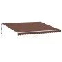 Automatic retractable brown awning 450x350 cm by , Awnings - Ref: Foro24-3215393, Price: 566,32 €, Discount: %