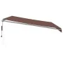 Automatic retractable brown awning 450x350 cm by , Awnings - Ref: Foro24-3215393, Price: 566,32 €, Discount: %