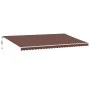 Toldo retráctil automático marrón 600x350 cm de , Toldos - Ref: Foro24-3215401, Precio: 832,41 €, Descuento: %