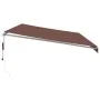 Toldo retráctil automático marrón 600x350 cm de , Toldos - Ref: Foro24-3215401, Precio: 832,41 €, Descuento: %