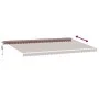 Toldo retráctil automático marrón 600x350 cm de , Toldos - Ref: Foro24-3215401, Precio: 832,41 €, Descuento: %