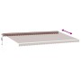 Toldo retráctil automático marrón 600x350 cm de , Toldos - Ref: Foro24-3215401, Precio: 753,47 €, Descuento: %