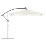 Sombrilla de jardín con poste de acero blanca 290x290x238 cm de , Sombrillas - Ref: Foro24-4005085, Precio: 130,39 €, Descuen...
