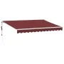 Toldo retráctil automático burdeos 350x250 cm de , Toldos - Ref: Foro24-3310183, Precio: 392,98 €, Descuento: %
