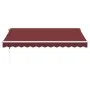 Toldo retráctil automático burdeos 350x250 cm de , Toldos - Ref: Foro24-3310183, Precio: 392,98 €, Descuento: %