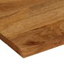 Tablero de mesa borde natural madera maciza mango 90x80x3,8 cm de , Tableros para mesas - Ref: Foro24-370795, Precio: 117,33 ...