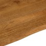 Tablero de mesa borde natural madera maciza mango 90x80x3,8 cm de , Tableros para mesas - Ref: Foro24-370795, Precio: 117,33 ...