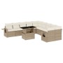 Set de sofás de jardín 11pzas con cojines ratán sintético beige de , Conjuntos de jardín - Ref: Foro24-3268168, Precio: 741,3...