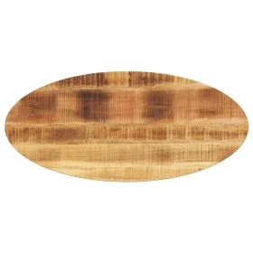 Solid mango wood oval table top 120x50x2.5 cm by , Table tops - Ref: Foro24-370824, Price: 65,26 €, Discount: %