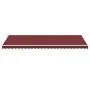 Manual retractable awning with LED lights burgundy 600x300 cm by , Awnings - Ref: Foro24-3214980, Price: 513,60 €, Discount: %