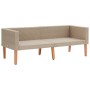 Sofá de jardín 2 plazas con cojines ratán sintético beige de vidaXL, Sofás de exterior - Ref: Foro24-310215, Precio: 226,22 €...