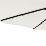 Sombrilla jardín con luces LED poste acero blanca 225x225x212cm de , Sombrillas - Ref: Foro24-4005066, Precio: 72,36 €, Descu...