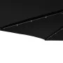 Sombrilla jardín con luces LED poste acero negro 225x225x212 cm de , Sombrillas - Ref: Foro24-4005072, Precio: 75,06 €, Descu...