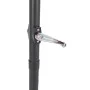 Sombrilla jardín con luces LED poste acero negro 225x225x212 cm de , Sombrillas - Ref: Foro24-4005072, Precio: 75,06 €, Descu...