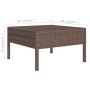 Set de muebles de jardín 2 piezas con cojines ratán PE marrón de vidaXL, Conjuntos de jardín - Ref: Foro24-310197, Precio: 92...