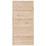 Puerta de granero madera maciza de pino 100x208 cm de , Puertas - Ref: Foro24-850629, Precio: 119,46 €, Descuento: %