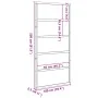 Massive Kiefernschranktür 100x208 cm von , Türen - Ref: Foro24-850629, Preis: 113,97 €, Rabatt: %